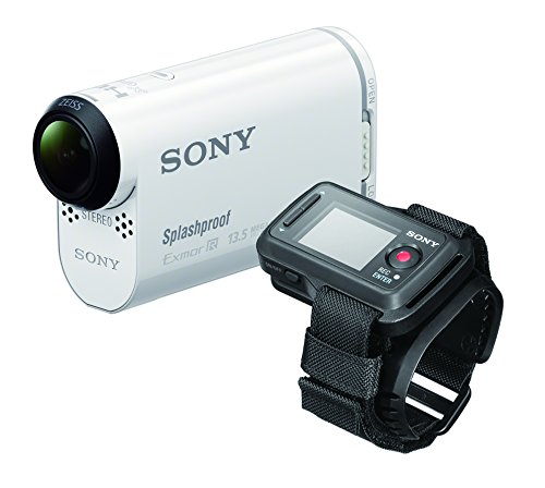 Sony HDR-AS100VR POV Action Video Camera with Live View Remote (White)
