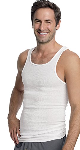 Hanes Men’s 3-Pack A-Shirt, White, X-Large