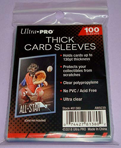 Ultra Pro Extra Thick Card Sleeves for Cards up to 100pt | The Storepaperoomates Retail Market - Fast Affordable Shopping