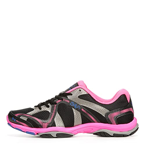 Ryka Women’s, Influence Training Shoe Black Pink 6 M