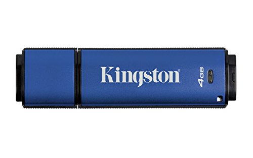 Kingston Digital 4GB Data Traveler AES Encrypted Vault Privacy 256Bit 3.0 USB Flash Drive (DTVP30/4GB)