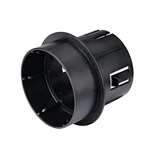 NDS 1241 Adapter Connects Pop-Up Drainage Emitter with Elbow to 3 in. & 4 in. Drain Pipes & Fittings, Black