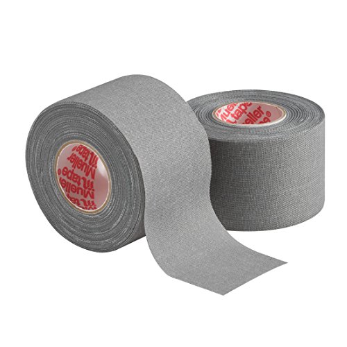 Mueller Athletic Tape, 1.5″ X 10yd Roll, Gray, 2 pack