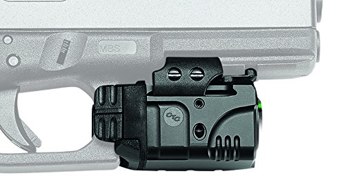 Crimson Trace CMR-204 Rail Master Pro Universal Green Laser Sight and Tactical Light with Instinctive Activation for Shooting, Competition and Range