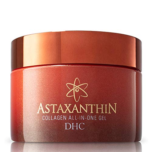 DHC Astaxanthin Collagen All-in-One Gel, Brightening Daytime Facial Moisturizer, Lightweight, Toning, Hydrating, Absorbs Quickly, Collagen, Fragrance and Colorant free, Ideal for all Skin Types