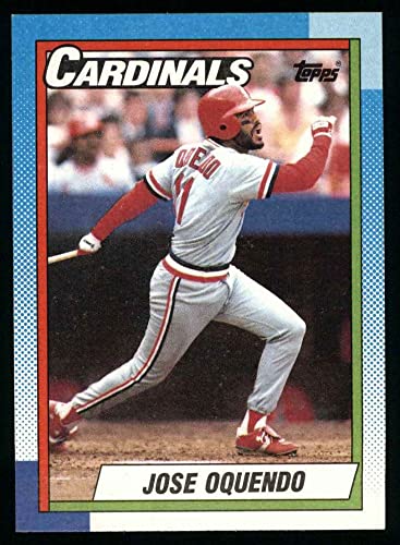 1990 Topps # 645 Jose Oquendo St. Louis Cardinals (Baseball Card) NM/MT Cardinals