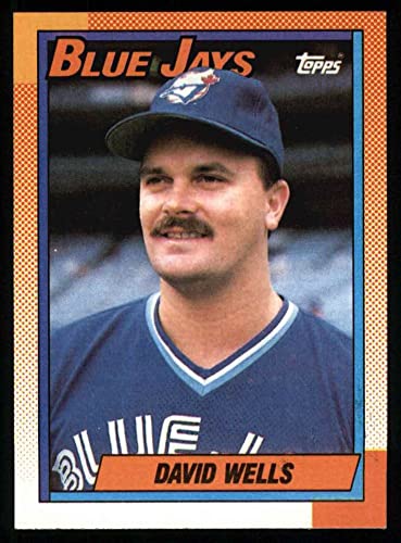 1990 Topps # 229 David Wells Toronto Blue Jays (Baseball Card) NM/MT Blue Jays