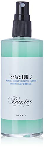Baxter of California Shave Tonic For Men | Non-Drying | Hydrate & Strengthen | Aloe Extract and Eucalyptus | 4 fl oz.