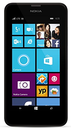 Nokia Lumia 635 Unlocked GSM Windows 8.1 Quad-Core Phone – Black