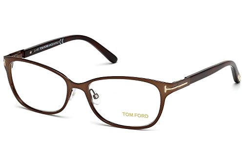 Tom Ford FT5282 Eyeglasses Color 048 (Shiny Dark Brown) 52mm