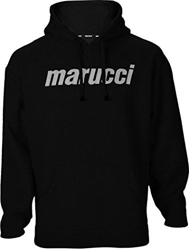 Marucci Adult Fleece Hoodie Sweatshirt, Black, Medium