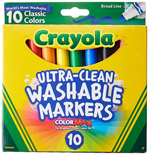 Crayola Ultraclean Broadline Classic Washable Markers (2-Pack)