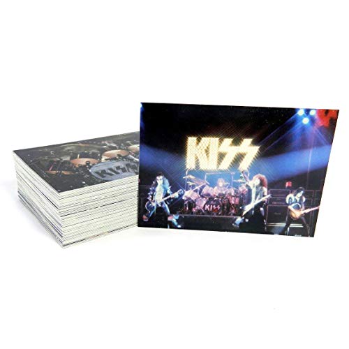 2001 Kiss Alive Complete Factory Trading Card Set (72 Cards)