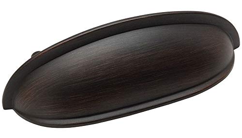 Cosmas 20 Pack 7712ORB Oil Rubbed Bronze Cabinet Hardware Bin Cup Drawer Handle Pull – 3″ Inch (76mm) Hole Centers