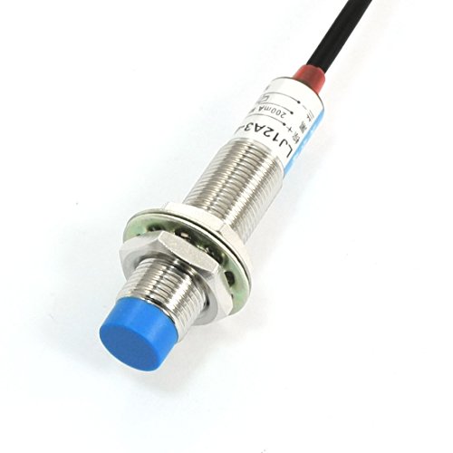 uxcell LJ12A3-4-Z/BY 3-Wire PNP NO 4MM Inductive Proximity Sensor Detection Switch DC6-36V 300mA 4ft
