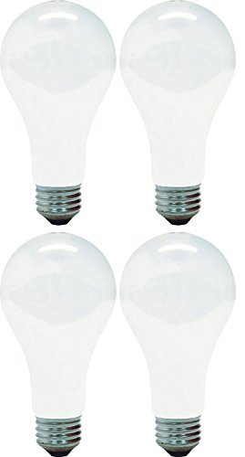 GE Lighting 10429 150-Watt A21 Light,Incandescent, Soft White (Pack of 4)