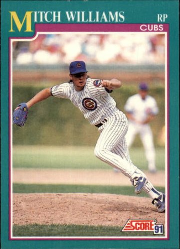 1991 Score Baseball Card #220 Mitch Williams