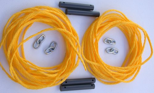 Home Court Portable Set Guy Line Ropes – RDLG (Yellow)