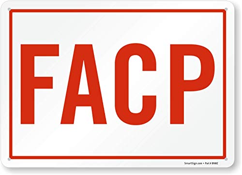 SmartSign “FACP” Sign | 10″ x 14″ Aluminum