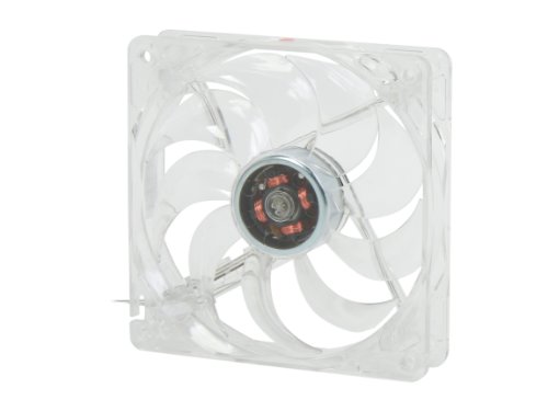 Rosewill 120mm LED Cooling Case Fan for Computer Cases Cooling, Red RFTL-131209R