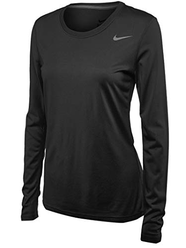 Nike Women’s Long Sleeve Legend Shirt, Black, Medium