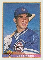 1991 Bowman Baseball Card #415 Joe Girardi