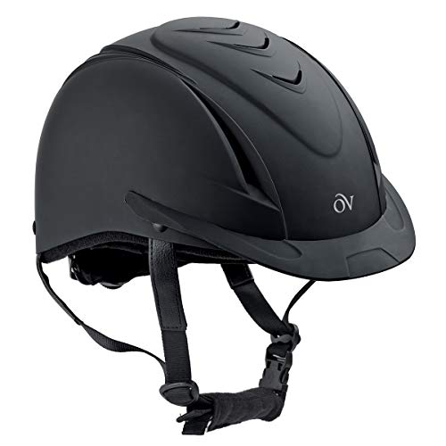 Ovation OV Deluxe Schooler Helmet, Color: Black-Blk Vents, Size: XS/S (467566VBKBKXS/S)