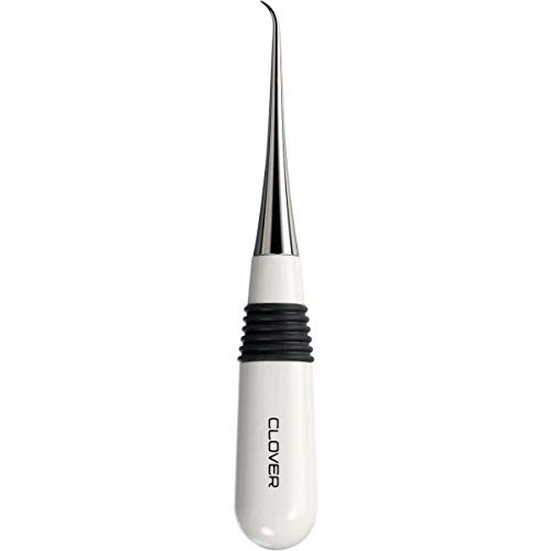 Clover 4880 Curved Awl for Sewing,White/Silver | The Storepaperoomates Retail Market - Fast Affordable Shopping