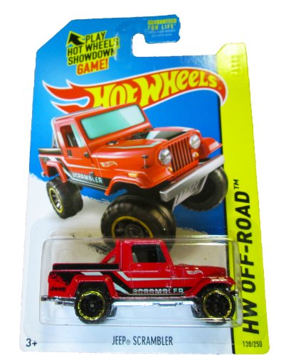Hot Wheels – 2014 HW Off-Road 138/250 – HW Hot Trucks – Jeep Scrambler (red)