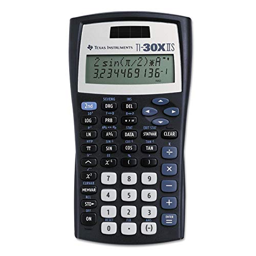 Portable & Gadgets Texas Instruments TI-30X IIS 2-Line Scientific Calculator, Black Color: Black