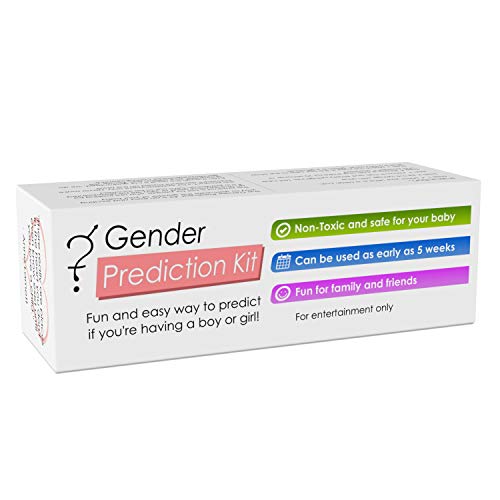 Baby Gender Prediction Test Kit – Early Pregnancy Prenatal Sex Test – Predict if Your Baby is a boy or Girl in Less Than a Minute from The Comfort of Your Home. Super Fun Gift for Reveal Party.
