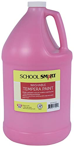 School Smart Washable Tempera Paint, Gallon, Pink