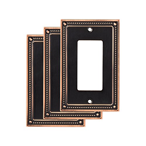 Franklin Brass W35060M-VBC-C Wall Plate (3 Pack), 3-Pack, Bronze with Copper Highlights, 3 Count