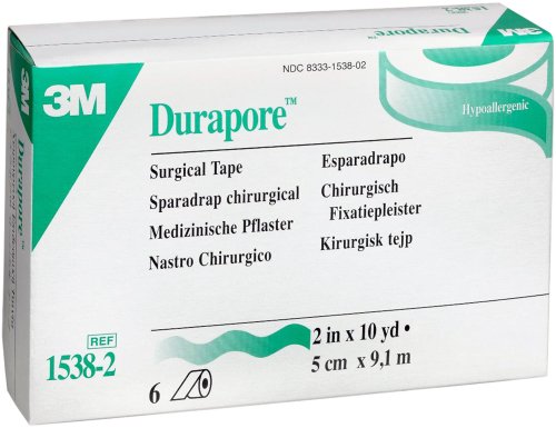 Durapore Surgical Tape, 2″ (Box of 6 Rolls)