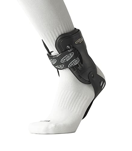 Ultra High-5® Ankle Brace to Help Reinforce and Recover from Ankle Instability and Reoccurring Joint Pain, Fits Left or Right Ankle – Black/Medium