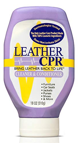 Leather CPR Cleaner & Conditioner 18oz – Best Leather Cleaner & Conditioner. Cleans, Conditions, Restores & Protects Leather Furniture, Handbags, Car Seats, Jackets, Boots, Shoes, Saddles, Tack & More