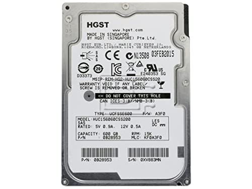 Hitachi HUC156060CSS200 2.5″ 600GB SAS 12Gb/s 15K RPM 128M 512N 0B28953