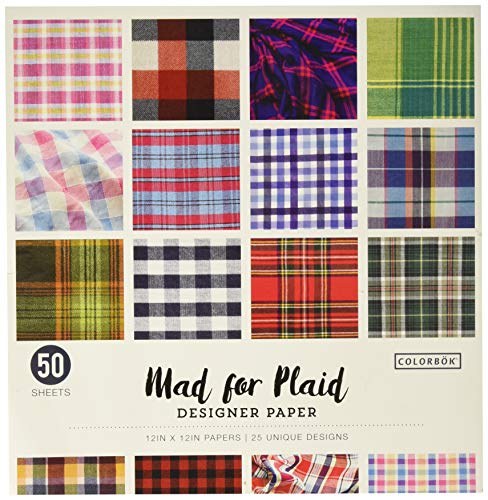 12in Designer Paper Mad for Plaid (Style may vary), Bright Ideas, 12″ X 12″