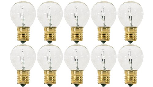S11/N – Clear (E17) Intermediate Base Hi-Intensity Light Bulbs (40)