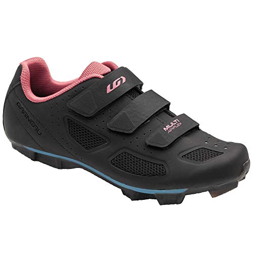 Louis Garneau, Women’s Multi Air Flex II Bike Shoes for Indoor Cycling, Commuting and MTB, SPD Cleats Compatible with MTB Pedals, Black, 40