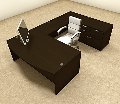 4pc U Shape Modern Executive Office Desk, OT-SUL-U8