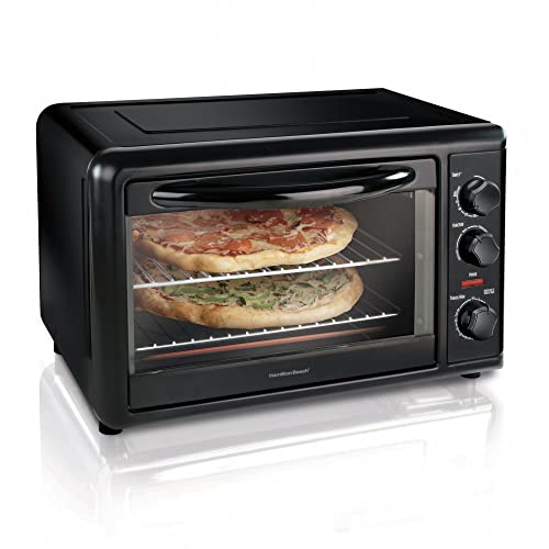Hamilton Beach Counter Top Oven with Convection & Rotisserie Extra Large Capacity – 31101