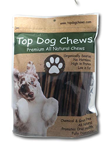 Top Dog Chews – 12 Inch Bully Sticks, 100% Natural Beef, Free Range, Grass Fed, High Protein, Supports Dental Health & Easily Digestible, Thick Dog Treat for Medium & Large Dogs, 20 Pack | The Storepaperoomates Retail Market - Fast Affordable Shopping