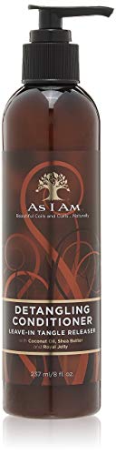 As I Am Detangling Conditioner Leave-in Tangle Releaser, 8 Ounce