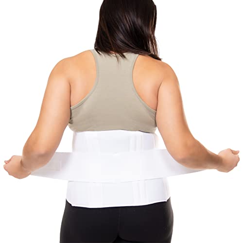 BraceAbility Plus Size 5XL Bariatric Back Brace – Obese Support Girdle for Lower Lumbar Back Pain in Big and Tall, Extra Large, Heavy or Overweight Men and Women (Fits 67″-73″)