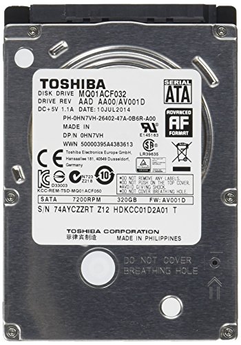 Toshiba MQ01ACF032 320 GB 2.5″ Internal Hard Drive