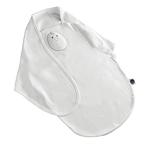 Nested Bean Zen Swaddle – Gently Weighted Swaddle | Baby: 0-6M | Cotton 100% | Help Reduce Moro (Startle) Reflex | TOG 1.5