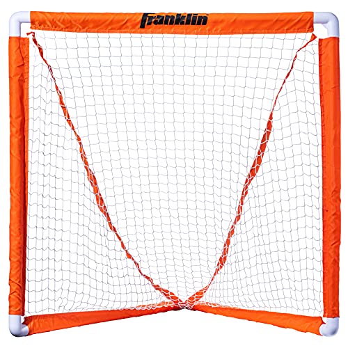 Franklin Sports Youth Lacrosse Goal – Small Kids Lacrosse Net – Portable Lax Mini Box Goal – Backyard Goal for Youth Lacrosse – 38″ x 38″