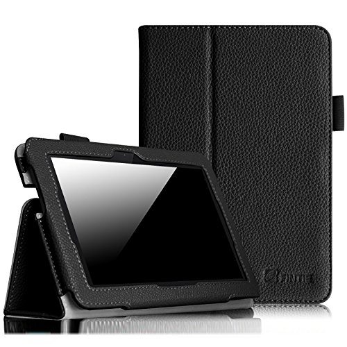 Fintie Folio Case for Fire HDX 7 – Slim Fit Leather Standing Protective Cover with Auto Sleep/Wake (Will only fit Kindle Fire HDX 7″ 2013), Black