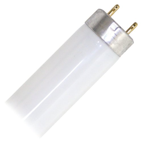 (Case of 24) GE 45753 – F25T8/SPX30/ECO 25-Watt 3000K Straight T8 Fluorescent Tube Light Bulb